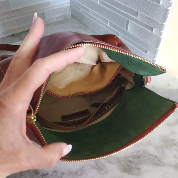 NWOT Dooney and Bourke Laurel Ginger Florentine Crossbody Bag - Picture 12 of 16